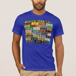 Registreringsskyltar av H. Wilson Smed T Shirt