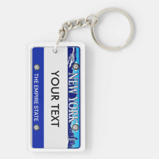 registreringsskyltNew York keychain