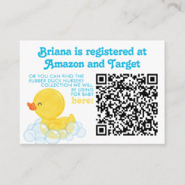 Registreringsuppgifter för Anka i Rubber och nostr Tilläggskort