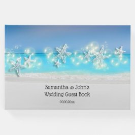 Registret över tropiska vatten-strandblått gästböcker