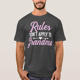 Regler ansöker inte om mormor t shirt