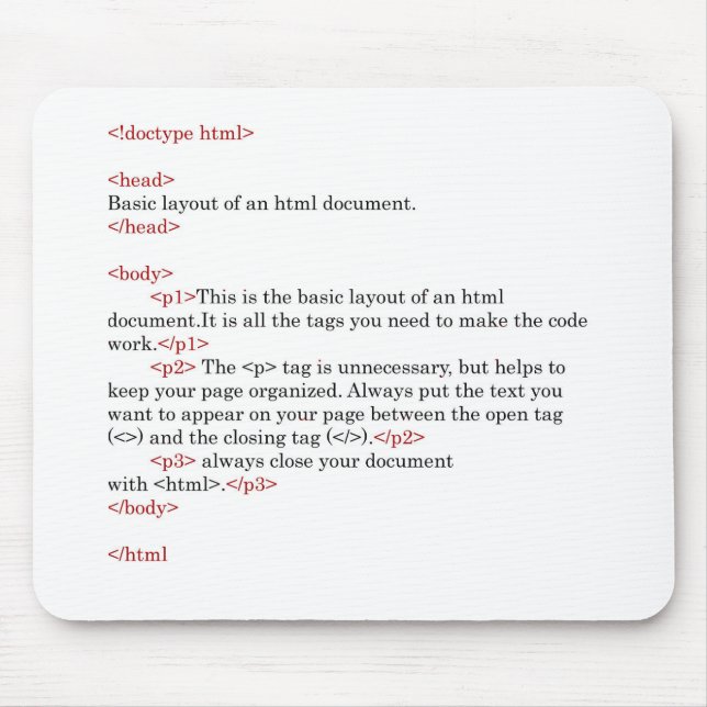 regler av html musmatta (Framsidan)