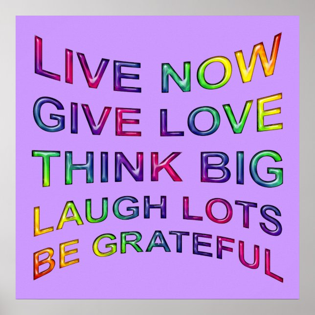 Regler av livet poster (Framsidan)