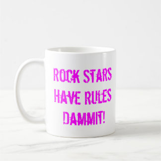 Regler av rockstjärnamuggen kaffemugg