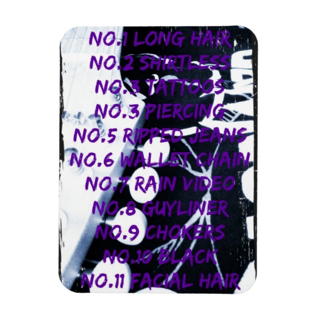 Regler av Rockstjärnor Photo Magnet (Vertikal)