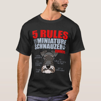 Regler av Schnauzer T Shirt