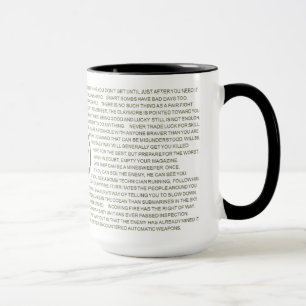 Regler av stridmuggen mugg