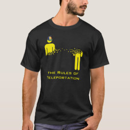 Regler av Teleportation Mörk T-shirt