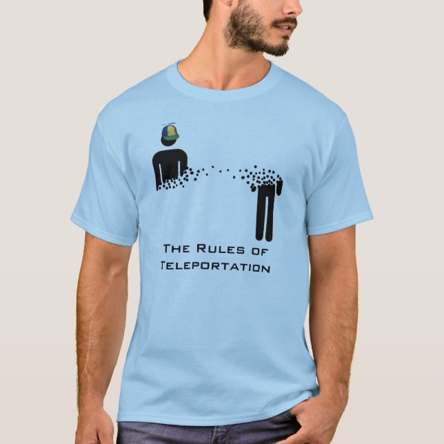 Regler av Teleportation T Shirt (Framsida)