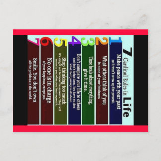 regler, citattecken,ord vykort