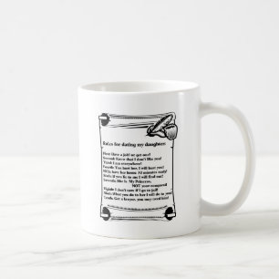 Regler för att datera min dotter kaffemugg