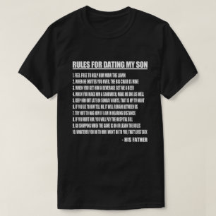 Regler för att datera min Son Tee