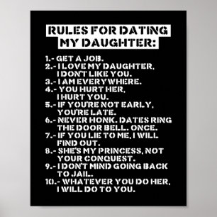 Regler för att dejta min dotter poster