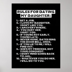 Regler för att dejta min dotter poster