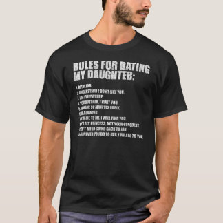 Regler för att docka min dotter vid Pappa T Shirt