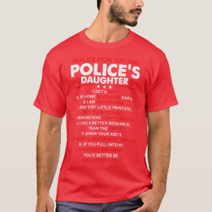 Regler för doktackare Dotter Proud Police T S Shirt
