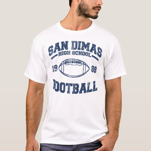 regler för San Dimas högstadiumfotboll Tee (Framsida)