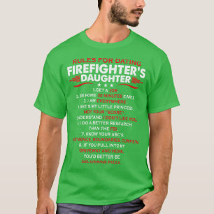 Regler Fore Dating Firefighters Dotter Firefighte T Shirt