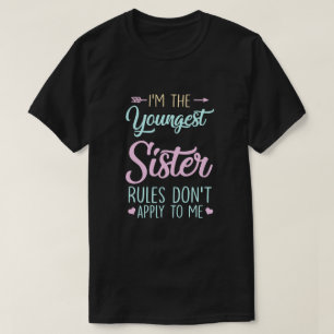 Regler gäller inte för mig yngre Vuxen 3-systrar T Shirt