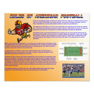 Regler i American Football Fototryck