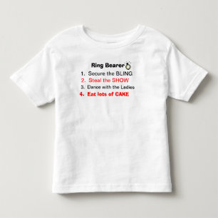 Regler i Ring Bearer T-Shirt