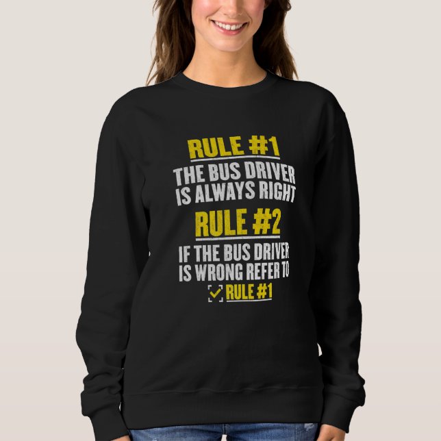 Regler kör drivrutin för Buss i Buss i T Shirt (Framsida)