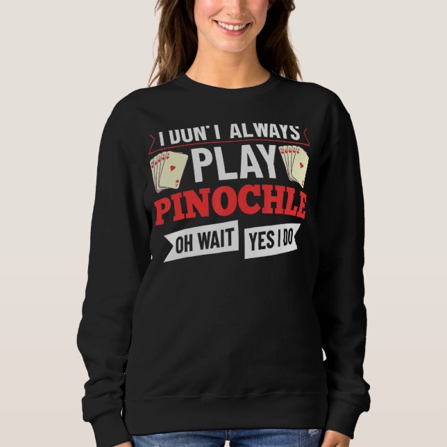 Regler-kort för Pinochle-spel Dubbla Dekpunkter 1 T Shirt (Framsida)