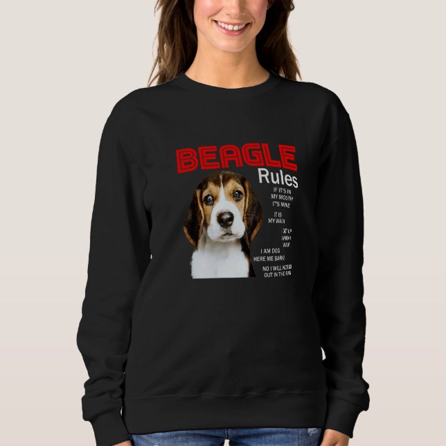 Regler till ägare av en Beagle Hund 1 T Shirt (Framsida)