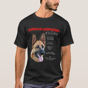 Regler till ägare av tysk herde t shirt