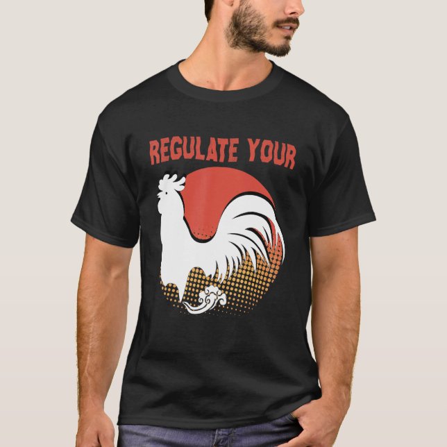 Reglera Din Tupp Kyckling Pro Val T Shirt (Framsida)