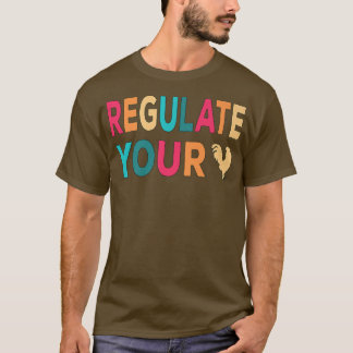 Reglera ditt chiffrerade Tupp Retro-solnedgång  T Shirt