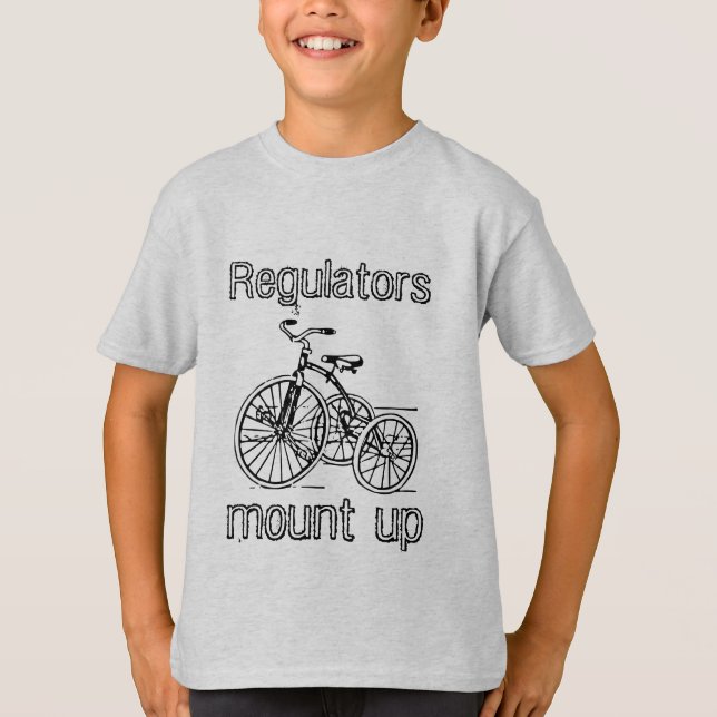 Reglerare Montera trehjuling Unisex T-shirt (Framsida)
