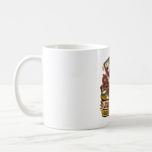 Reglerna är mycket optimistiska – bläckfisk kaffemugg (Vänster)