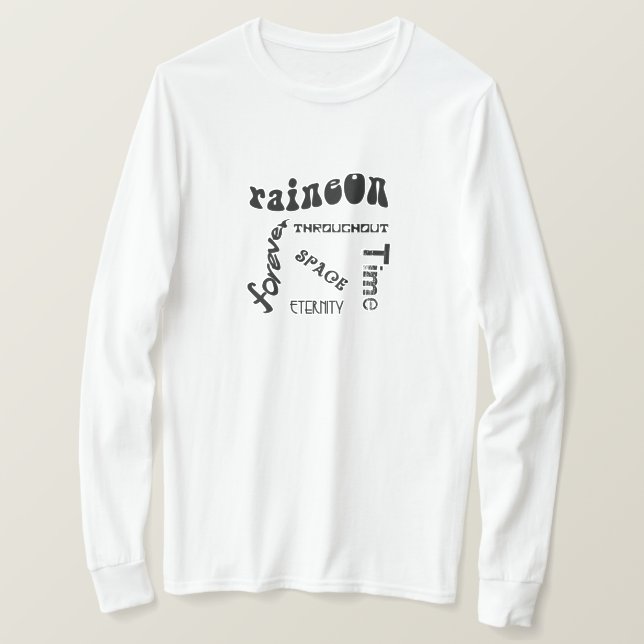 regn För Evigt T Shirt (Design framsida)