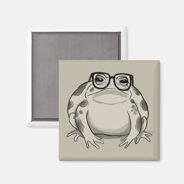 Regn Groda Älskare Ökenregn Present Roligt Djur Magnet (Front/Back)