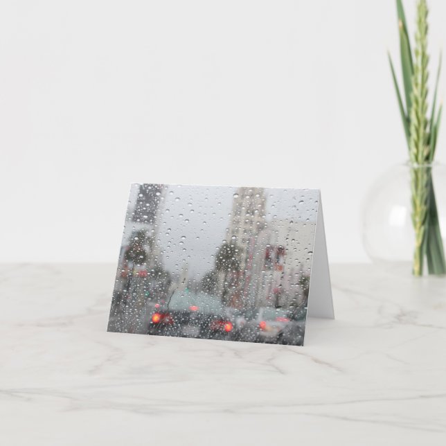 regn i LA Kort (Framsida)