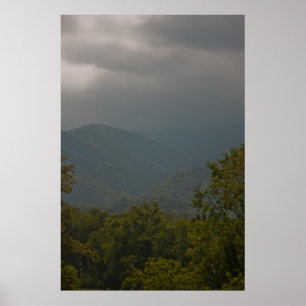 "Regn i Smoky Mountains" Affisch