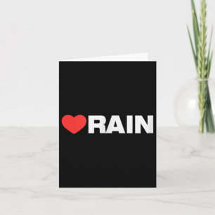 Regn Kärlek - Som Hjärtat Din Bästa Favorit_ Regn Kort