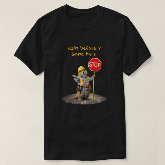 "Regn" T Shirt (Design framsida)