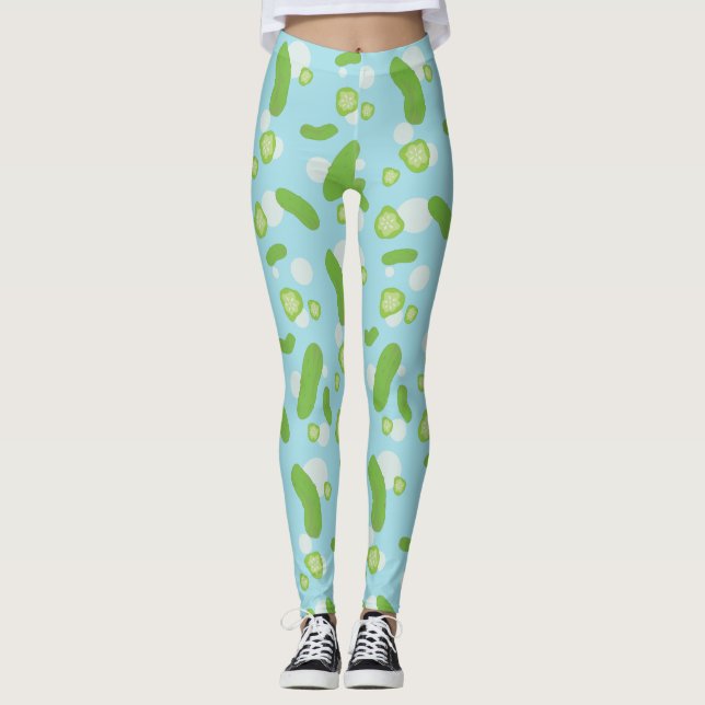 Regna knipadamasker leggings (Framsida)