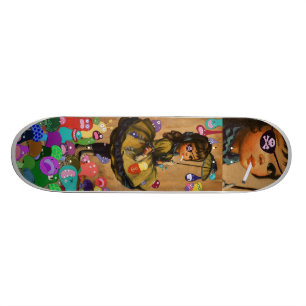Regna monster skateboard bräda 19,5 cm