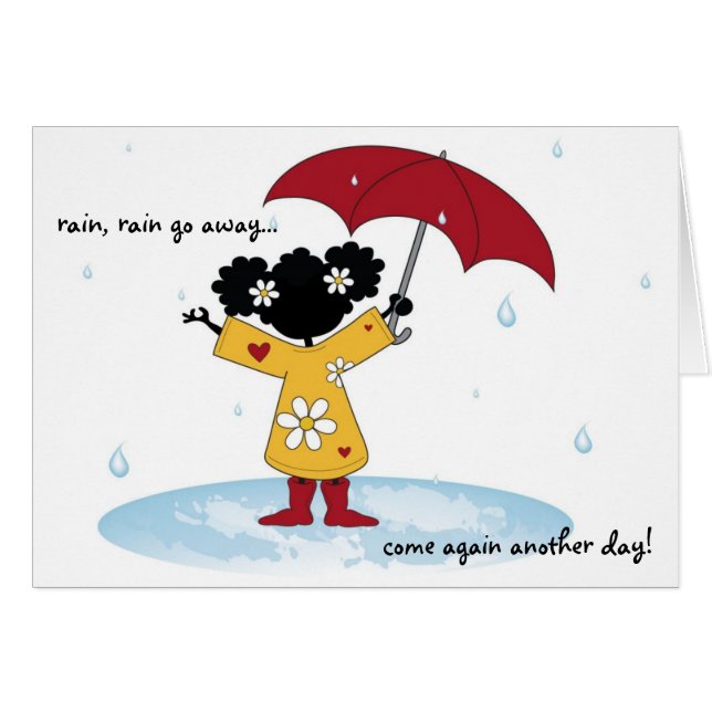 Regna stänk OBS kort (Framsidan Horizontal)