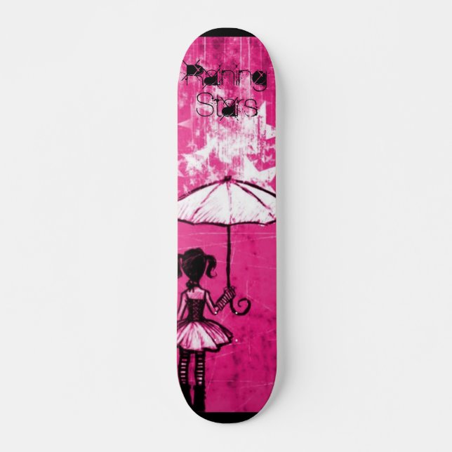 Regna stjärnor mini skateboard bräda 18,5 cm (Framsida)