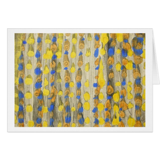 Regna tappar hälsningskort (Framsidan Horizontal)