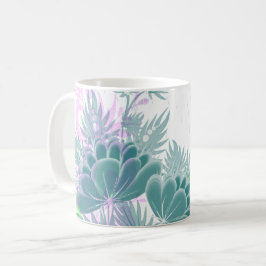 regnande blommor från påsk kaffemugg