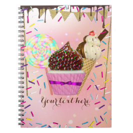 Regnar Strössel Godisland Godis Anteckningsbok Med Spiral