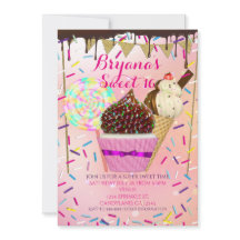 Regnar strössel Godislandet Sweet 16-inbjudningar
