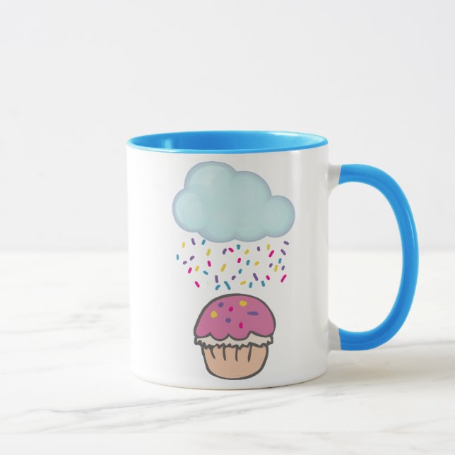 Regnar strössel på Cupcake Mugg (Höger)