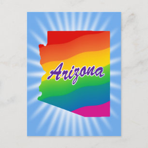Regnbådsstaten Arizona Vykort