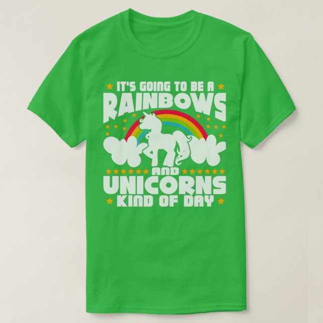 Regnbågar och universitet t shirt (Design framsida)
